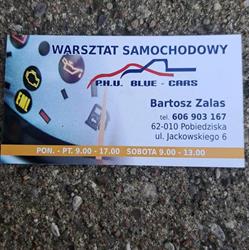 BARTOSZ ZALAS P.H.U. BLUE-CARS, Pobiedziska godziny otwarcia