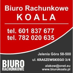 Biuro Rachunkowe KOALA, Jelenia Góra godziny otwarcia