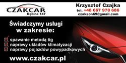CzakCar Krzysztof Czajka, Łańcut godziny otwarcia