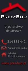 Krzysztof Pres - Firma Budowlana - Pres-BUD, Łęka godziny otwarcia