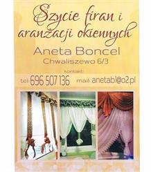 FIRMA USŁUGOWA SZYCIE FIRAN I ARANŻACJI OKIENNYCH, Kcynia godziny otwarcia