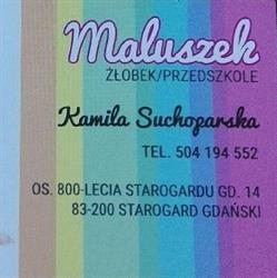 Żłobek MALUSZEK, Starogard Gdański godziny otwarcia