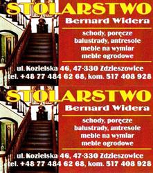 STOLARSTWO Bernard Widera, Zdzieszowice godziny otwarcia