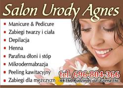 AGNES Salon Urody Agnieszka Oczalska, Rudziniec godziny otwarcia