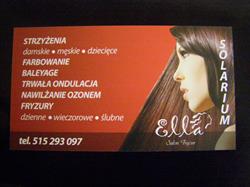 ELLA Salon Fryzur Elżbieta Baran, Stężyca godziny otwarcia
