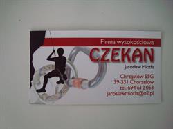 Jarosław Miotła - Firma Wysokościowa "CZEKAN", Chorzelów godziny otwarcia