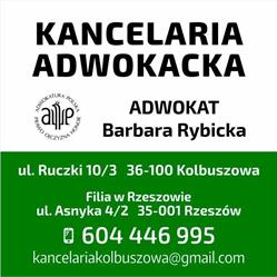 KANCELARIA ADWOKACKA ADWOKAT BARBARA RYBICKA, Kolbuszowa godziny otwarcia