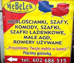 KOMIS MEBLOWY MEBELEK, Inowrocław godziny otwarcia