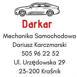 MECHANIKA SAMOCHODOWA DARKAR, Kraśnik godziny otwarcia