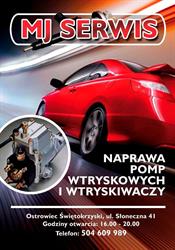 MJ DIESEL SERWIS, Ostrowiec Świętokrzyski godziny otwarcia