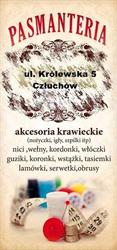 PASMANTERIA KORDONEK, Człuchów godziny otwarcia