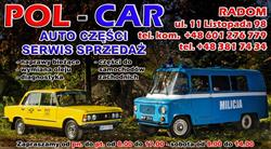Pol-Car Auto-Części Rembowski Artur .Muzeum Służb Mundurowych i Techniki Użytkowej, Radom godziny otwarcia