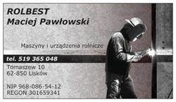 ROLBEST, Lisków godziny otwarcia