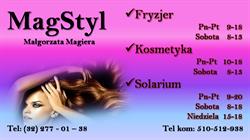 SALON FRYZJERSKI MAGSTYL MAŁGORZATA MAGIERA, Zabrze godziny otwarcia