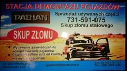 SKŁAD MATERIAŁÓW BUDOWLANYCH PABIAN STACJA DEMONTAŻU POJAZDÓW MECHANICZNYCH SKUP ZŁOMU, Wieliczka godziny otwarcia