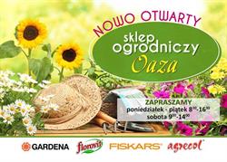SKLEP OGRODNICZY OAZA, Wisła godziny otwarcia
