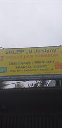 SKLEP U JUSTYNY OUTLET MIX TOWARÓW, Orzesze godziny otwarcia