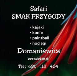 Safari - Smak Przygody, kajaki Domaniewice, godziny otwarcia