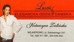 SKLEP ODZIEŻOWY LUX, Wejherowo godziny otwarcia