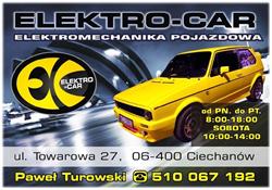 Elektro Car Elektromechanika Pojazdowa Paweł Turowski, Ciechanów godziny otwarcia