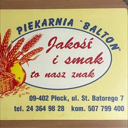 Piekarnia "Balton" S.C. Lewandowski Karol Lewandowska Barbara, Płock godziny otwarcia