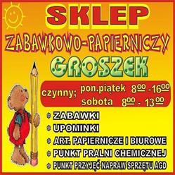 "Groszek" Sklep Zabawkowo-Papierniczy Katarzyna Mierczi-Kabot, Goleszów godziny otwarcia