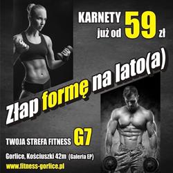 Agnieszka Zięba G7 Twoja Strefa Fitness, Gorlice godziny otwarcia