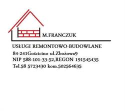 Usługi Remontowo-Budowlane Mirosław Franczuk, Gościcino godziny otwarcia