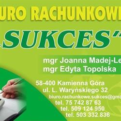 Biuro Rachunkowe SUKCES Joanna Madej-Lech, Kamienna Góra godziny otwarcia