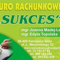 Biuro Rachunkowe SUKCES Joanna Madej-Lech, Kamienna Góra godziny otwarcia