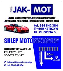 P.H.U. Jak Mot Jakub Świderski, Kętrzyn godziny otwarcia