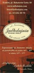 Jadłodajnia Wczoraj i Dziś, Kraków godziny otwarcia