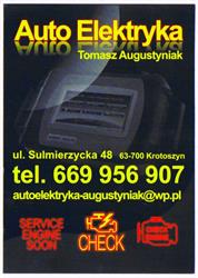Auto Elektryka Tomasz Augustyniak, Krotoszyn godziny otwarcia