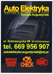 Auto Elektryka Tomasz Augustyniak, Krotoszyn godziny otwarcia
