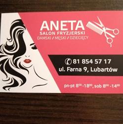 Zakład Fryzjerski Aneta Smolińska, Lubartów godziny otwarcia