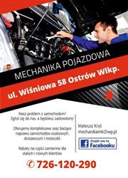 Mechanika Pojazdowa Mateusz Kryś, Ostrów Wielkopolski godziny otwarcia
