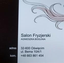 Salon Fryzjerski Afrodyta Bogunia Agnieszka, Oświęcim godziny otwarcia