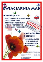 Janusz Królikowski Kwiaciarnia Mak, Sosnowiec godziny otwarcia