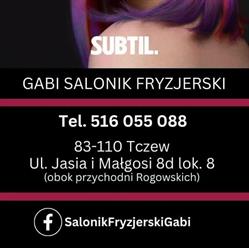 GABI Salonik Fryzjerski Gabriela Okupińska, Tczew godziny otwarcia