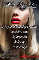 Emilia Łukasiewicz ATELIER FRYZJERSKIE / Solarium, Ustronie Morskie godziny otwarcia