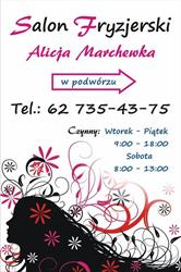 Salon Fryzjerski Alicja Marchewka, Ostrów Wielkopolski godziny otwarcia