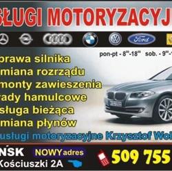Uslugi Motoryzacyjne Krzysztof Wolodzko, Gdańsk godziny otwarcia
