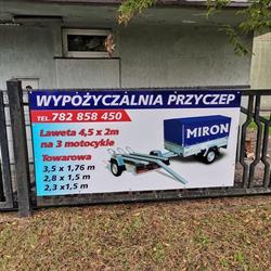 Miron Wypożyczalnia Przyczep Bartosz Mirończuk, Słupsk godziny otwarcia