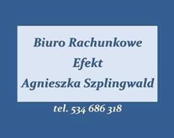 AGNIESZKA SZPLINGWALD BIURO RACHUNKOWE EFEKT, Siedlce godziny otwarcia