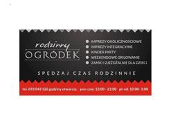 RODZINY OGRÓDEK, Ryki godziny otwarcia