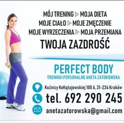 ANETA ZATOROWSKA PERFECT BODY, Kraków godziny otwarcia