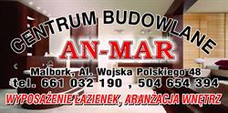 PRZEDSIĘBIORSTWO PRODUKCYJNO HANDLOWO USŁUGOWE CENTRUM BUDOWLANE AN MAR, Malbork godziny otwarcia
