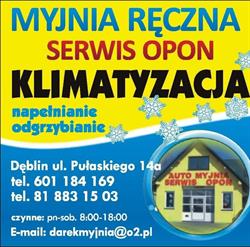 AUTO MYJNIA DARIUSZ JANISZEK, Dęblin godziny otwarcia