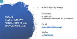 AUTO SERWIS ES CAR SŁAWOMIR BIELECKI, Tarczyn godziny otwarcia