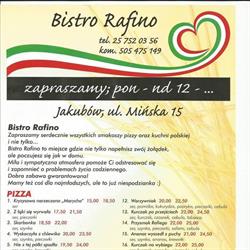 BISTRO RAFINO, Jakubów godziny otwarcia